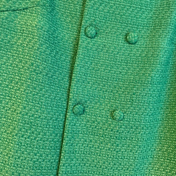 NWT Tuckernuck Pomander Place Emerald Green Tweed Bianca Dress a Line Classy XXL - Picture 8 of 15